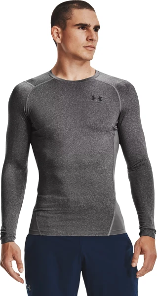 Лонгслив компрессионный Under Armour HEATGEAR LONG SLEEVE серый 1361524-090