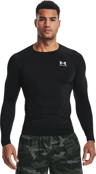 Лонгслив компрессионный Under Armour HEATGEAR LONG SLEEVE черный 1361524-001