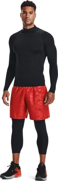 Лонгслів компресійний Under Armour HEATGEAR MOCK LONG SLEEVE чорний 1369606-001