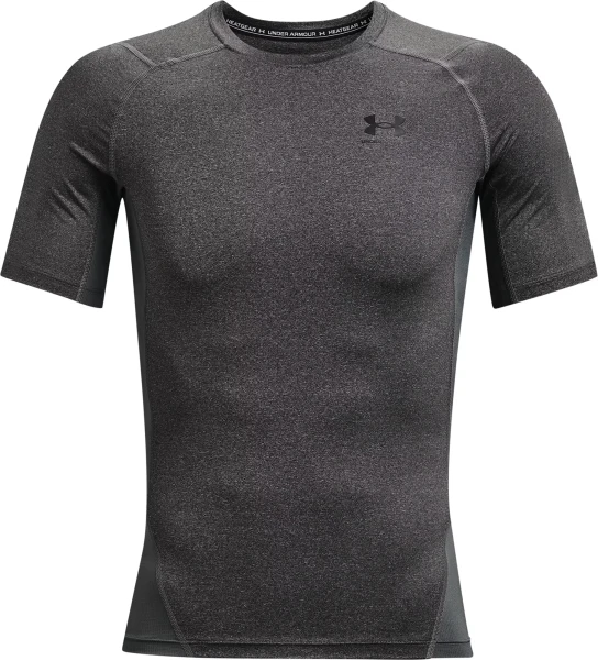 Футболка компрессионная Under Armour HEATGEAR SHORT SLEEVE серая 1361518-090