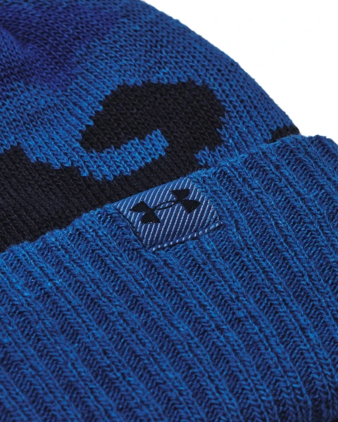 Зимний набор аксессуаров детский Under Armour BEANIE/GLOVE COMBO сине-черный камуфляж 1386641-432
