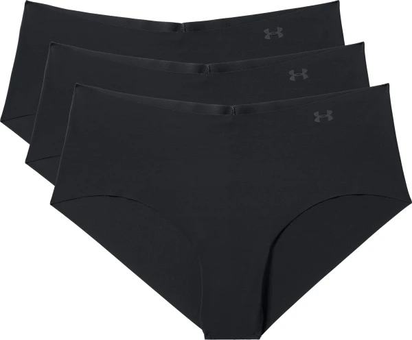 Труси жіночі Under Armour PURE STRETCH HIPSTER 3-PACK чорні (3 пари) 1325616-001