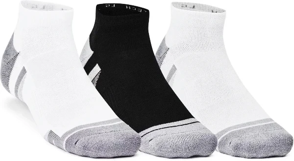 Шкарпетки Under Armour PERFORMANCE TECH 3PK LOW білі, сірі, чорні (3 пари) 1379504-003