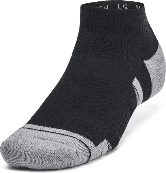 Шкарпетки Under Armour PERFORMANCE TECH 6-PACK LOW SOCKS чорно-сірі (6 пар) 1386244-001