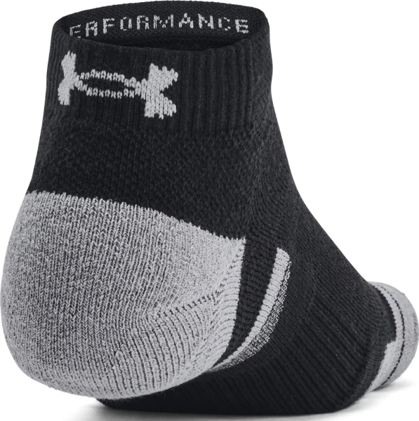 Шкарпетки Under Armour PERFORMANCE TECH 6-PACK LOW SOCKS чорно-сірі (6 пар) 1386244-001
