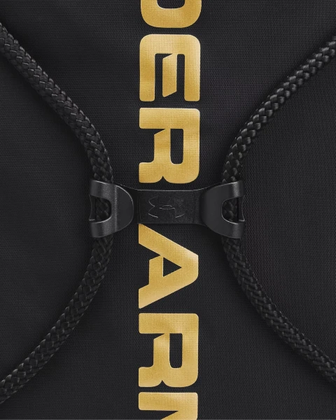 Сумка-мішок Under Armour OZSEE SACKPACK чорно-золота 1240539-010