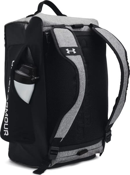 Сумка-рюкзак Under Armour CONTAIN DUO SMALL BACKPACK DUFFLE серо-черная 1381920-025