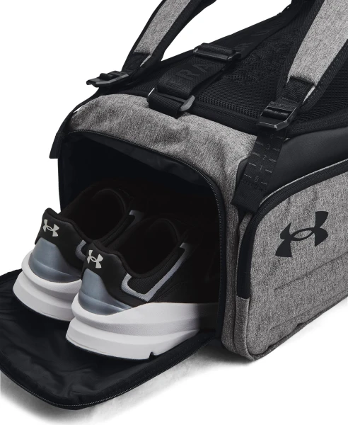 Сумка-рюкзак Under Armour CONTAIN DUO SMALL BACKPACK DUFFLE серо-черная 1381920-025