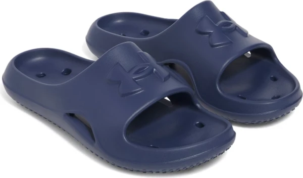 Шлепанцы Under Armour LOCKER V SLIDES темно-синие 3028094-408