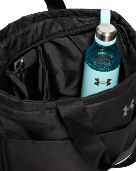 Сумка спортивна жіноча Under Armour STUDIO LITE TOTE 16L чорна 1388920-001