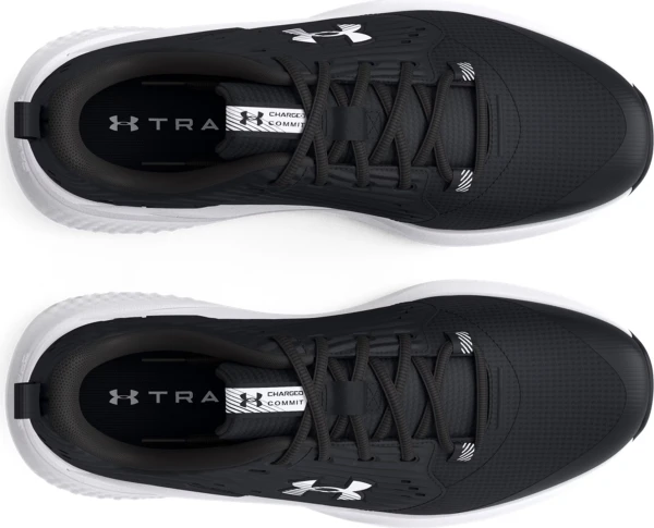 Кросівки для тренувань Under Armour CHARGED COMMIT TR 4 чорно-білі 3026017-004