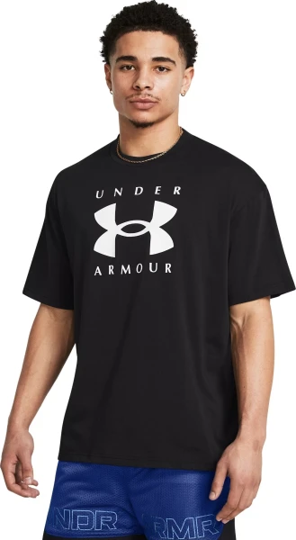 Футболка Under Armour HEAVYWEIGHT BRANDED OVERSIZED чорна 1389146-001