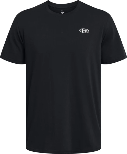 Футболка Under Armour HEAVYWEIGHT LEFT CHEST PATCH чорна 1382902-001