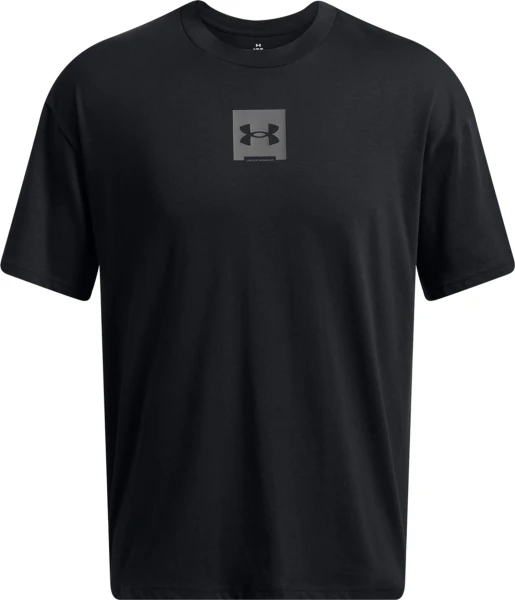 Футболка Under Armour HEAVYWEIGHT SM BOX OVERSIZED чорна 1386803-001