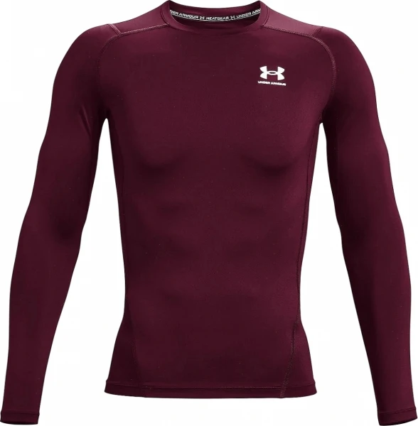 Лонгслив компрессионный Under Armour HEATGEAR LONG SLEEVE бордовый 1361524-609