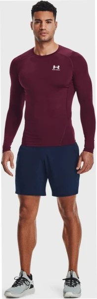 Лонгслив компрессионный Under Armour HEATGEAR LONG SLEEVE бордовый 1361524-609