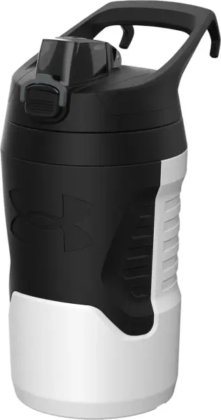 Пляшка для води Under Armour PLAYMAKER JUG 32OZ 950 мл біло-чорна UA70890-WH