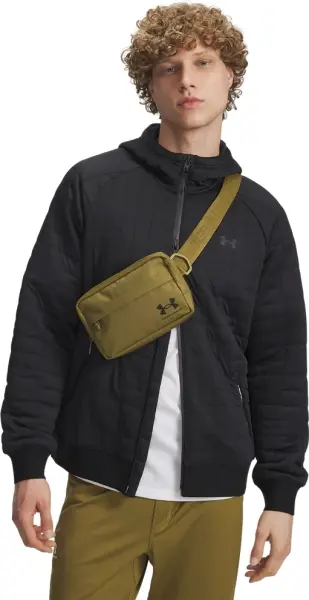 Сумка на пояс Under Armour LOUDON WAIST BAG XBODY 2L оливковая 1378418-320