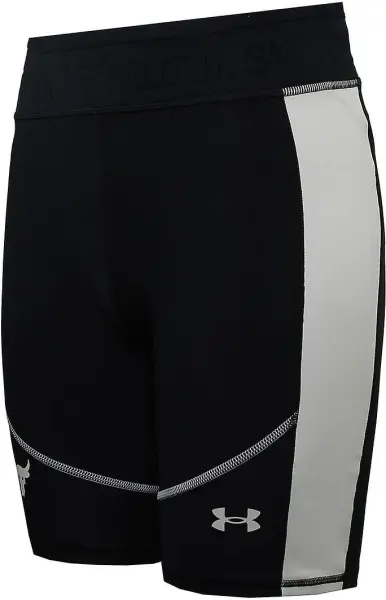 Велосипедки жіночі Under Armour PROJECT ROCK HEATGEAR чорно-сірі 1366005-001