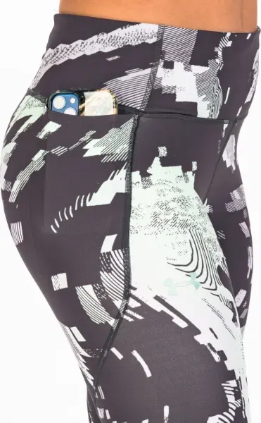 Леггинсы женские Under Armour OUTRUN THE STORM серые 1365646-010