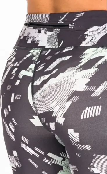 Леггинсы женские Under Armour OUTRUN THE STORM серые 1365646-010