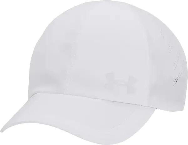 Кепка для бігу жіноча Under Armour ISO-CHILL LAUNCH ADJUSTABLE біла 1383478-100