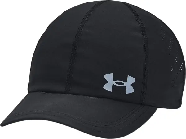 Кепка для бігу жіноча Under Armour ISO-CHILL LAUNCH ADJUSTABLE чорна 1383478-001