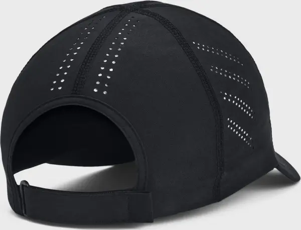 Кепка для бігу жіноча Under Armour ISO-CHILL LAUNCH ADJUSTABLE чорна 1383478-001