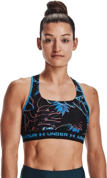 Топ женский Under Armour CROSSBACK MID темно-синий 1365766-422