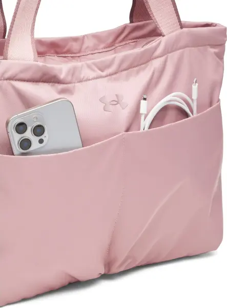 Сумка спортивна жіноча Under Armour STUDIO LITE TOTE 16L світло-рожева 1388920-673