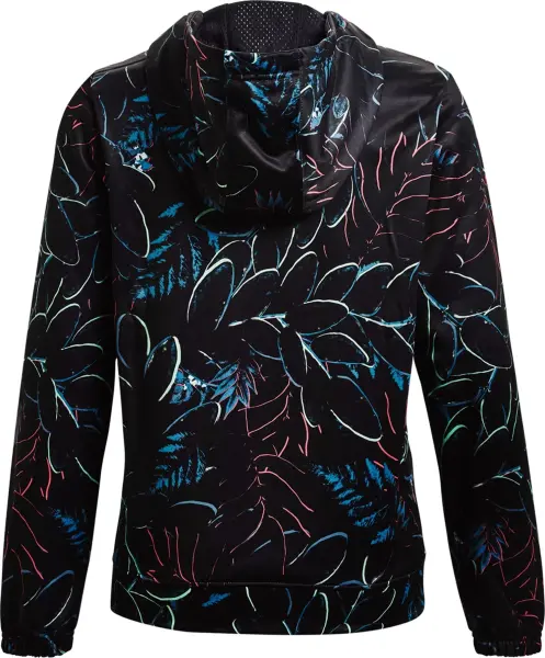 Худи женское Under Armour ARMOUR FLEECE PRINTED черно-сине-красно-белое 1367705-001