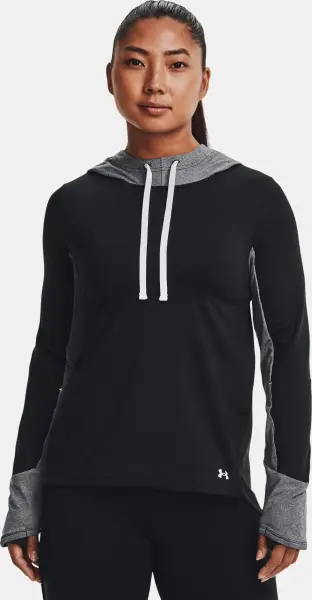 Худі жіноче Under Armour COLDGEAR COZY чорно-сіре 1370201-001