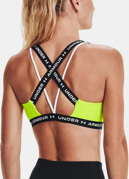 Топ жіночий Under Armour CROSSBACK LOW лаймовий 1361033-731