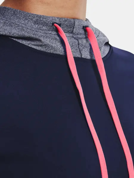 Худі жіноче Under Armour COLDGEAR COZY темно-синьо-сіро-рожеве 1370201-410