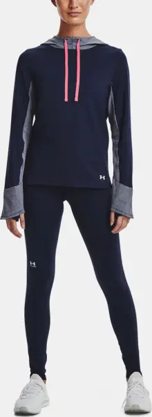 Худі жіноче Under Armour COLDGEAR COZY темно-синьо-сіро-рожеве 1370201-410