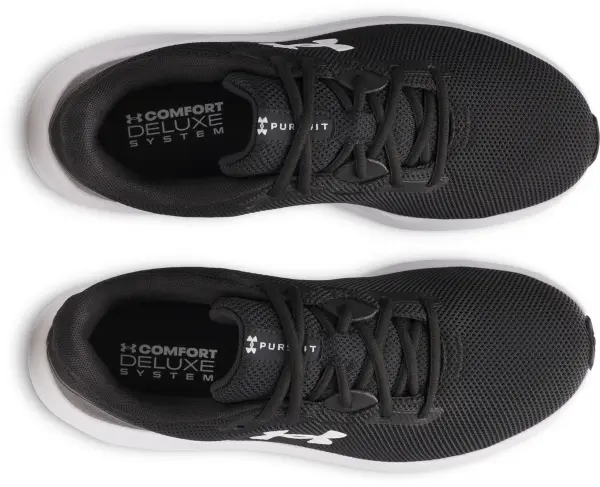 Кросівки бігові Under Armour CHARGED PURSUIT 4 чорно-білі 3028254-001