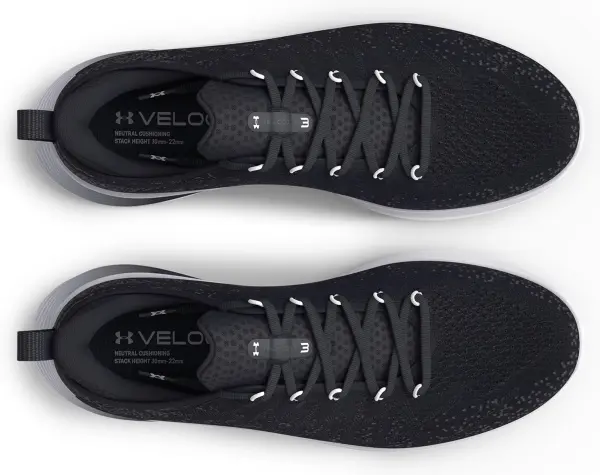 Кроссовки беговые Under Armour VELOCITI 3 черно-серо-белые 3026117-002