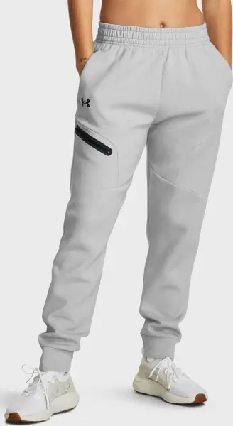 Спортивні штани жіночі Under Armour UNSTOPPABLE FLEECE сірі 1379846-011