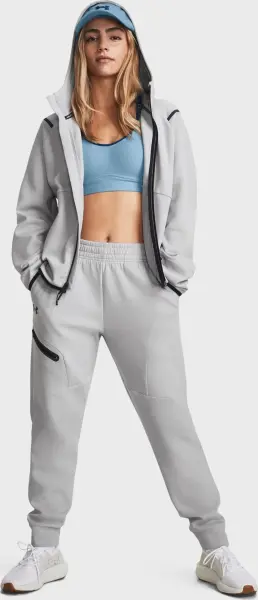 Спортивні штани жіночі Under Armour UNSTOPPABLE FLEECE сірі 1379846-011
