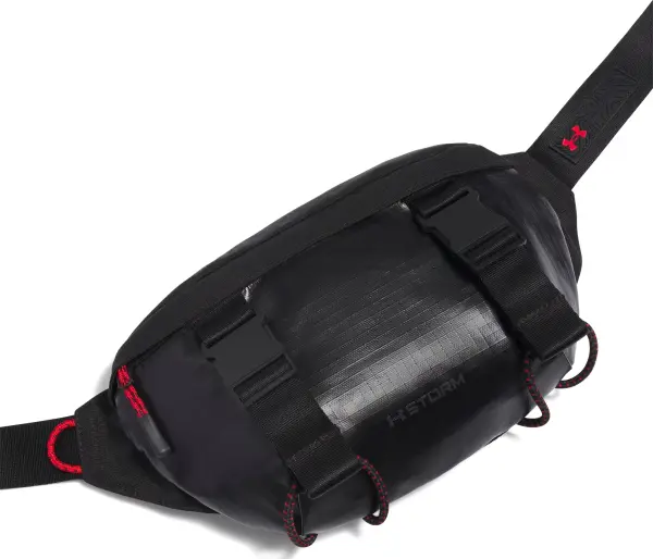 Сумка на пояс Under Armour SUMMIT TRAIL черно-красная 1388932-001