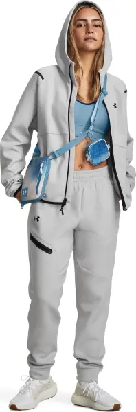 Толстовка жіноча Under Armour UNSTOPPABLE FLEECE сіра 1379842-011