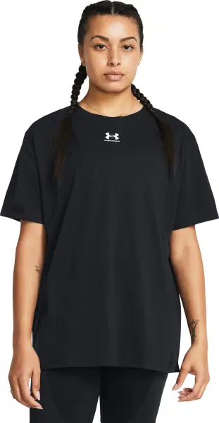 Футболка жіноча Under Armour CAMPUS OVERSIZE чорна 1387193-001