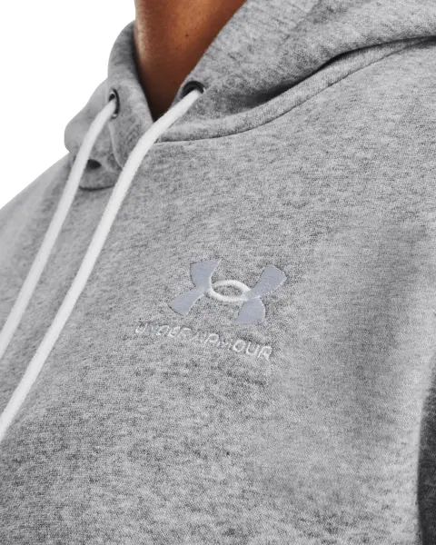 Худі жіноче Under Armour ESSENTIAL FLEECE сіре 1373033-011