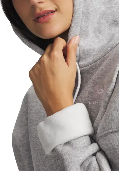 Худи женское Under Armour ICON FLEECE серое 1379495-012