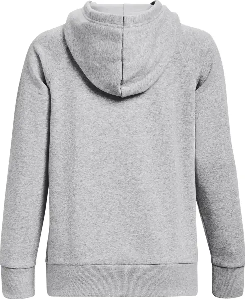 Худи женское Under Armour RIVAL FLEECE серое 1379500-013