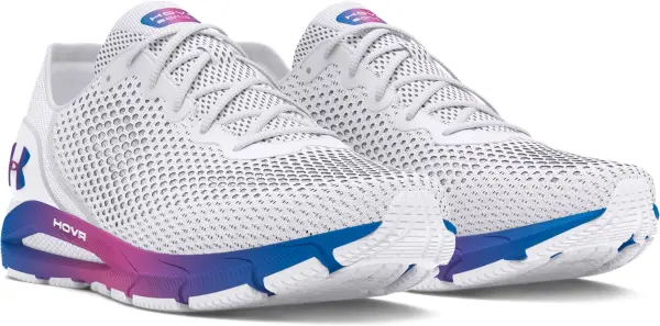 Кроссовки беговые женские Under Armour HOVR SONIC 4 COLORSHIFT бело-сине-розовые 3025224-100