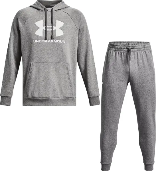 Спортивний костюм Under Armour RIVAL FLEECE сірий 1379758-025&1379774-025
