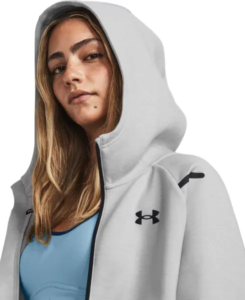 Спортивний костюм жіночий Under Armour UNSTOPPABLE FLEECE сірий 1379842-011&1379846-011