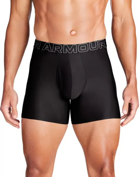 Труси (боксерки) Under Armour PERFORMANCE TECH 6IN 3-PACK BOXERJOCK чорні (3 штуки) 1383878-001