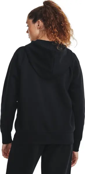 Толстовка жіноча Under Armour RIVAL FLEECE чорна 1379497-001